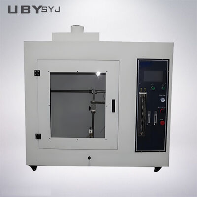 গুণমান  UP-5032 Angle Adjustable Plastic Burning Rate Test Apparatus with Mitsubishi PLC Control and 20mm～125mm Flame Height কারখানা