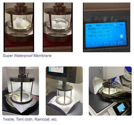 UP-8010 Pneumatic Clamp Digital Fabric Water Permeability Tester with 0.5% Accuracy and 100cm2 Sample Chuck Area