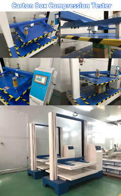 Computer Control Corrugated Box Compression Tester Compliant With TAPPI T804 and Customizable Dimensions