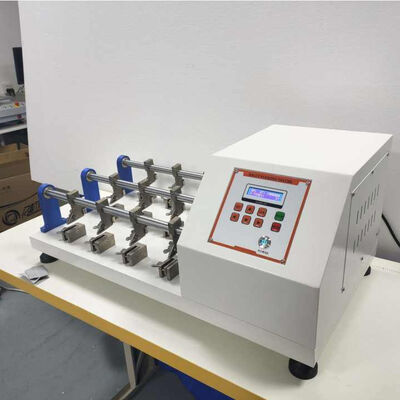 UP-4002 Bally Leather Flexing Tester with 6,12,24 Sets Test Position, 22.5° Flexing Angle, and 70x45mm Sample Size for Leather and Footwear Testing