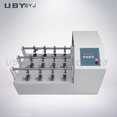 Máy thử độ bền uốn cong UP-4002 với 6 vị trí thử nghiệm độc lập và góc uốn cong 22,5 ° để đánh giá đồng thời các mẫu da