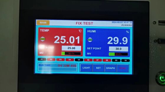 UP-6195 Programmable LCD Touch Screen Humidity and Low Temperature Test Chamber with -70℃ to +150℃ Range and 20% to 98% Rh Humidity