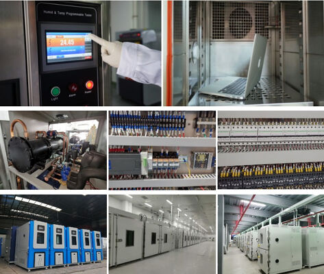 UP-6195 High-precision Walk-in Test Chamber with Wide Temperature Range -20℃ to +100℃ and Humidity Control 20% to 95% RH