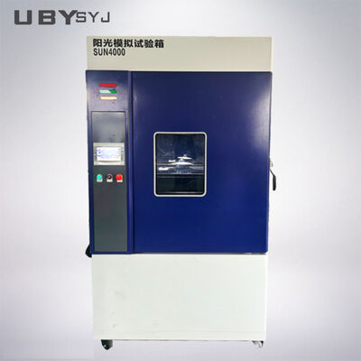 Xenon Accelerated Testing Chamber with 90 ~ 98% RH Humidity Range and PID Self-Tuning Temperature Control for UV-A and UV-B Wavelength Testing