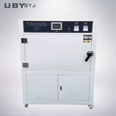 SUS#304 Stainless Steel UV Aging Test Chamber with 8 UV Lamps and 95% R.H Humidity Range for Weathering Resistance Testing