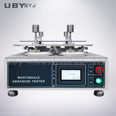 ISO12945 ISO12947 Standards Martindale Abrasion Testing Machine with 47.5 ± 2.5 r/min Rotational Speed and 645 ± 5 mm2 Exposed Area