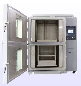 UP-6118 Stainless Steel 304 Thermal Shock Testing Chamber with 10s Temp Conversion and 3min Recovery Time