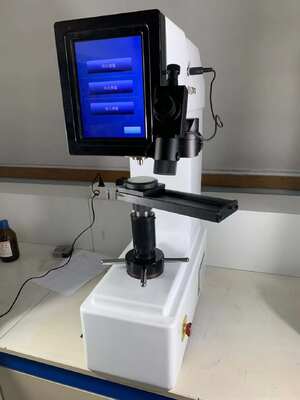 Brinell Hardness Tester with LED Cold Light Source, 75g Impact Device, and 0.1HR Hardness Resolution