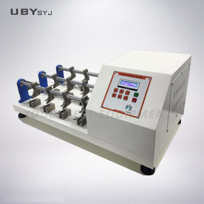 UP-4002 Bally Leer Flexing Tester met 6, 12, 24 Testposities, 22,5° Buighoek en 70x45mm Monsterformaat voor Leer- en Schoenentesten