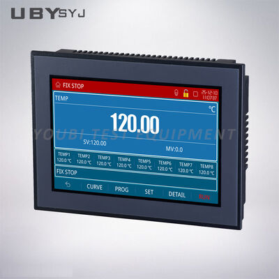 TEMI990 High-precise Temperature and Humidity Programmable Controller with 7-inch Color TFT Touchscreen and 3-channel PT100 Input for ±0.2ºC Accuracy