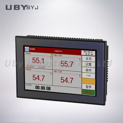 TEMI990 7-inch kleur TFT touchscreen temperatuurvochtigheid regelaar met drie PT100-invoer en programmeerbaar met 20 sets