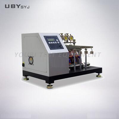 ASTM D1630 Compliant Rubber Shoe Sole Abrasion Tester with LCD Control and Vacuum Cleaner