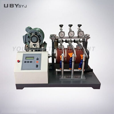 ASTM D1630 Compliant Rubber Shoe Sole Abrasion Tester with LCD Control and Vacuum Cleaner