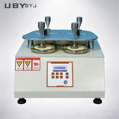 UP-1006 Versatile Martindale Abrasion Tester dengan 50 ± 2 r/min Abrader Speed dan 4, 6, 8 Kepala untuk Kain Tekstil Kulit Nonwovens