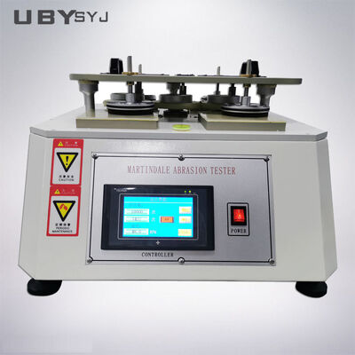 UP-1006 Tester de abrasión Martindale con estación de trabajo 4/6/8, mostrador de contador LCD, conforme con ASTM D4966