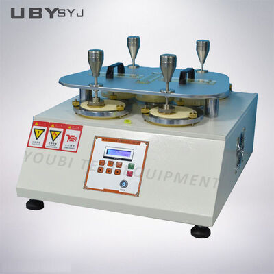 UP-1006 4-station Martindale slijtage- en pillertester met onafhankelijke timing en telling en 47,5 ± 2,5 omw/min rotatiesnelheid