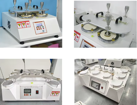 UP-1006 Space-saving Automatic 4 Stations Martindale Abrasion Tester for Textile and Fabric Testing