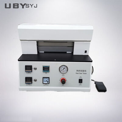 Tester di termosaldatura digitale UP-5018 con sei gruppi di teste di saldatura e precisione pneumatica per film per imballaggio ASTM F2029