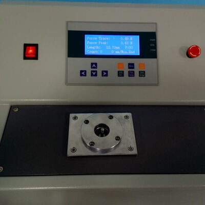 UP-4001 Digital Leather Lastometer with Φ6.35mm Steel Ball, 0~1000N Force Range and 12mm/min Speed for Footwear Testing