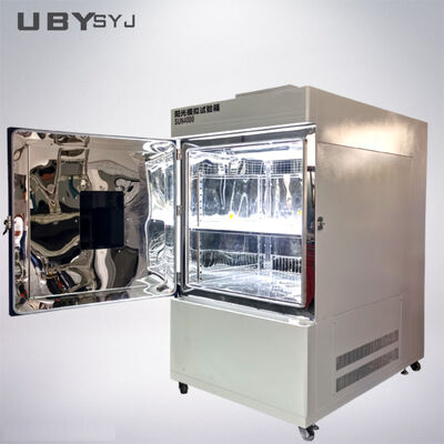 Xenon Lamp Aging Tester with 30~98%RH Humidity Range -70°C~100°C Temperature Range and Stainless Steel US304 Interior for Material Durability Testing