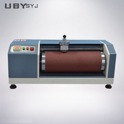 UP-1001 DIN Abrasion Tester with Tilting Specimen Holder (3°) and Laterally Moving Roller for Rubber and Leather Testing