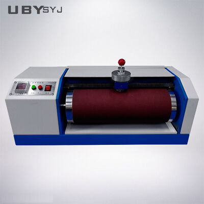 UP-1001 DIN53516 Abrasion Tester with φ150mm Roll Diameter 460mm Roller Length and 40rpm Roller Speed for Rubber Leather Tire Testing