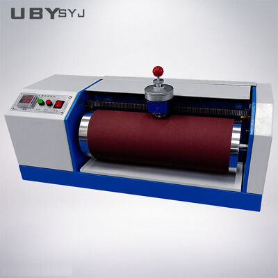 UP-1001 DIN53516 Abrasion Tester with φ150mm Roll Diameter 460mm Roller Length and 40rpm Roller Speed for Rubber Leather Tire Testing