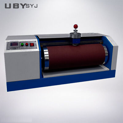 UP-1001 DIN53516 Abrasion Tester with φ150mm Roll Diameter 460mm Roller Length and 40rpm Roller Speed for Rubber Leather Tire Testing