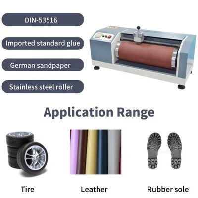 UP-1001 Quantitative and Adjustable DIN Abrasion Tester Compliant With ISO4649 DIN53516 and 460mm Roller Length
