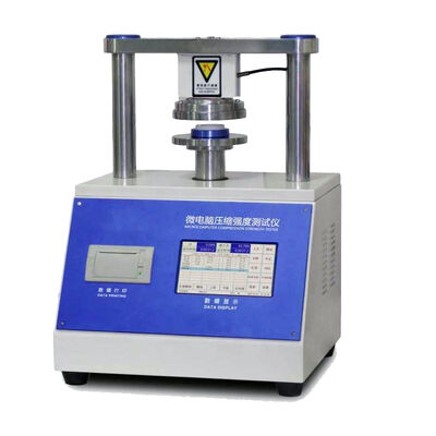 UP-6034 Paper Tube Crush Strength Tester with Multiple Test Speed Settings Overload Protection and ISO11093-9 Compliance