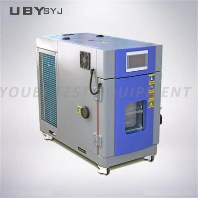 UP-6195 Mini Climate Chamber with -40ºC~150ºC Temperature Range 20%-98% Humidity and SUS304 Stainless Steel Construction