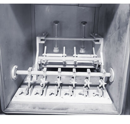 UP-4009 Low Temperature Flexing Testing Machine with Vertical Design and Stainless Steel Construction for Rubber Cold Bending Resistance Testing ISO 5423