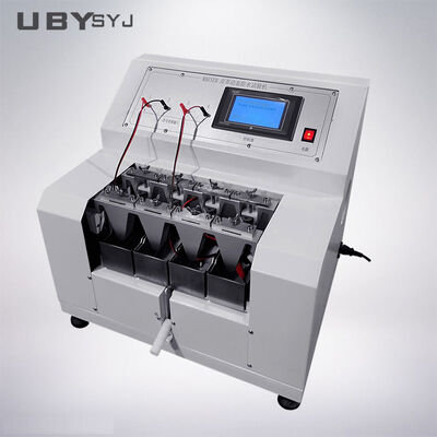ISO5403-1 Leather Dynamic Waterproof Testing Machine with 4/6 Stations Optional 50 Cycles/min Adjustable Speed and SUS Stainless Steel Water Tank