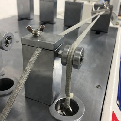 UP-4026 SATRA TM154 Shoelace Abrasion Tester with 4 Independent Test Stations and 52.5° Friction Angle for Durability Testing