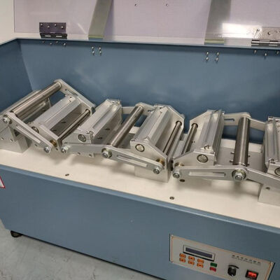ISO 17707 Compliant Shoe Sole Flexing Tester with 3 or 6 Stations and 125-150 cpm Bending Speed