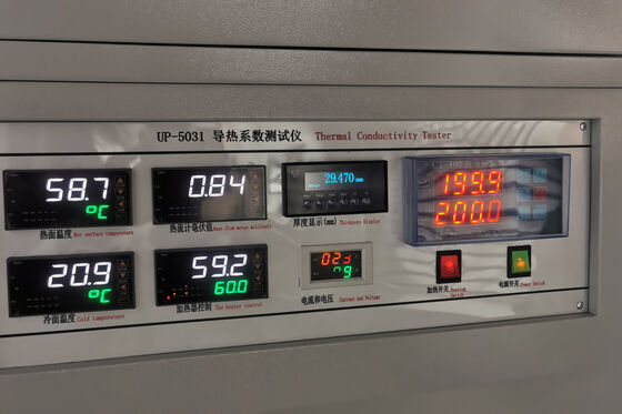UP-5031 Guarded Hot Plate Thermal Conductivity Tester Compliant With ASTM C177 ISO8302 for 0.001 ~ 2.0 W/(m·K) Range and ±3% Accuracy