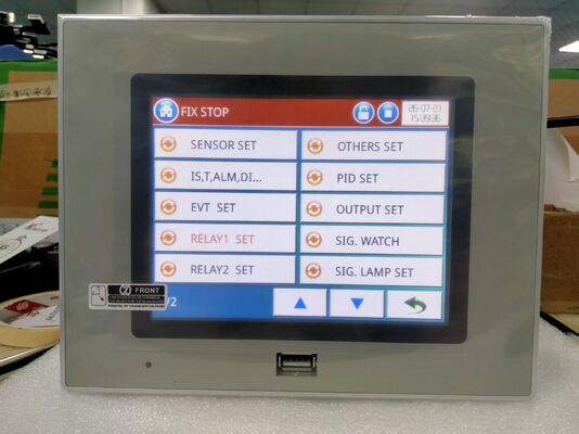 TEMI880 5.7-inch TFT Touch Screen Programmable Temperature Humidity Controller with ±0.2℃ Accuracy and 120 Program Groups for Environmental Test Chambers