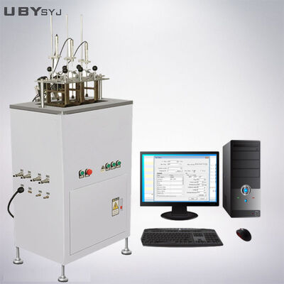 Automatic Vicat Softening Temperature Tester with 4 Test Stations and ±0.5℃ Temperature Accuracy for Plastic Heat Resistance Testing
