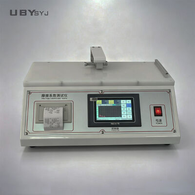 High-precision load cell COF Testing Machine with stepper motor driving system and 7-inch touch screen for friction testing