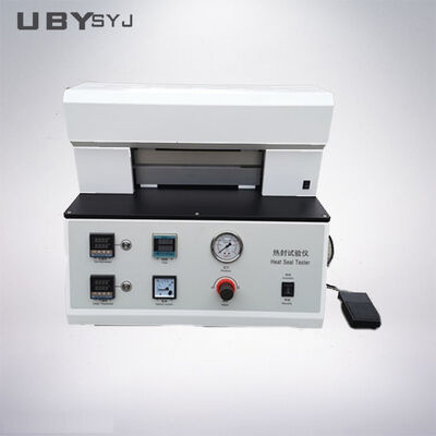 UP-5018 Heat Seal Tester Laboratory Heat Sealing Test Machine Complies with ASTM F2024 for Plastic Film with 0~0.7MPa Pressure and Room Temperature ~300ºC Range