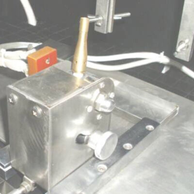DIN 4102 Compliant Flame Spread Tester with 20 mm Flame Length and PLC Control for Building Material Fire Testing