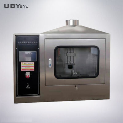 DIN 4102 Compliant Flame Spread Tester with 20 mm Flame Length and PLC Control for Building Material Fire Testing