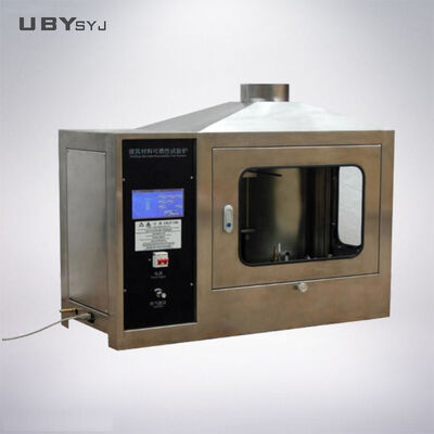 DIN 4102 Compliant Flame Spread Tester with 20 mm Flame Length and PLC Control for Building Material Fire Testing