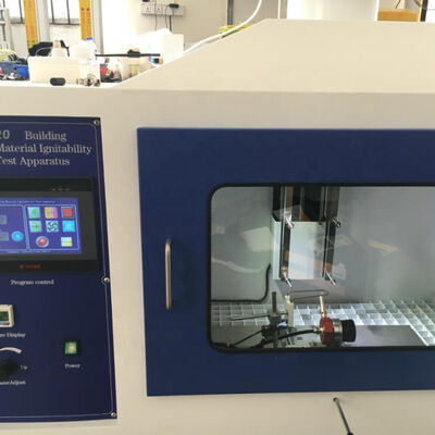 EN ISO 11925-2 Compliant Flame Ignitability Test Chamber with 20 mm Flame Length and OEM ODM Support for Building Materials Fire Testing