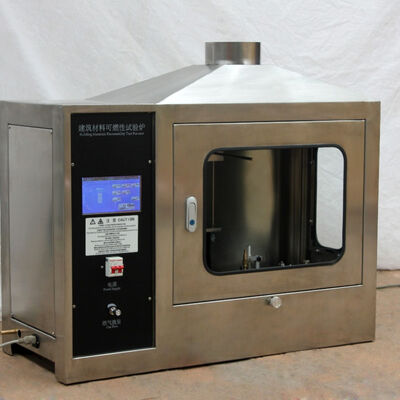 EN ISO 11925-2 Compliant Flame Ignitability Test Chamber with 20 mm Flame Length and OEM ODM Support for Building Materials Fire Testing