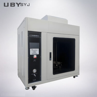 UL94 IEC60695 Compliant Horizontal-Vertical Flame Tester with Adjustable Burner Angle for Plastic Material Flammability Testing