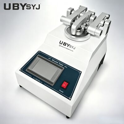 Digital Taber Abrasion Tester with 60 RPM Speed and Interchangeable Abrasive Wheels for Wear Resistance Testing