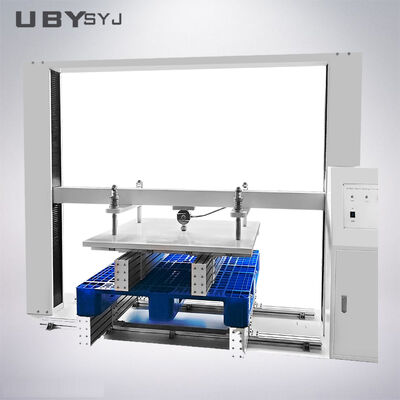 Heavy Duty Pallet Box Compression Tester with 1200×1200×1500mm Test Space, ±1% Accuracy and PLC Touch Control System