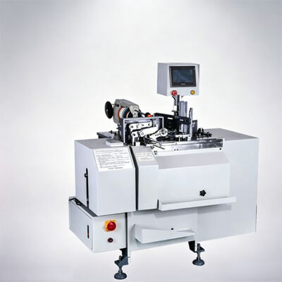 High-Speed 5000 pcs/h Automatic Hang-tag Machine with Touch Screen HMI for Multiple String Materials