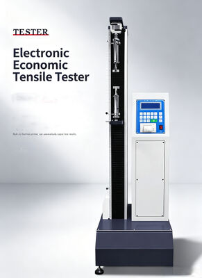 Electronic Universal Tensile Tester 2000N Capacity with ±1.0% Accuracy and 800mm Test Stroke for Tension Compression Peel Shear Tear Tests